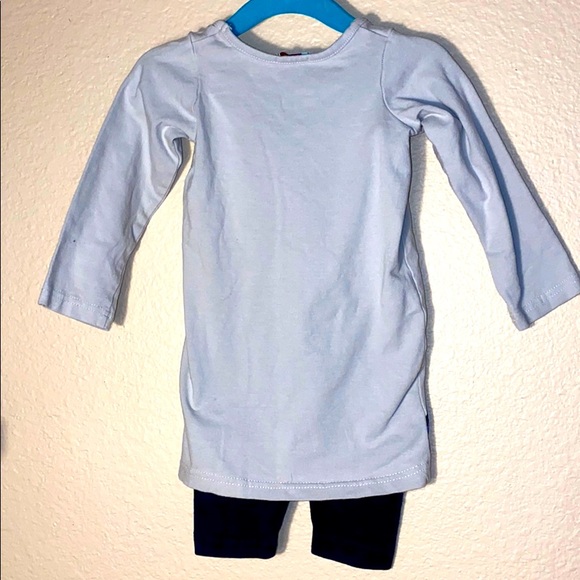 nk too Swan Dress & Pants Set 12-18 Mos - Picture 3 of 7